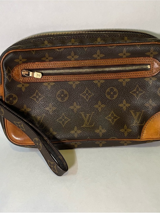Louis Vuitton Handbags - Auth Louis Vuitton Marly Dragonne GM Monogram Clutch Wristlet 1993 France